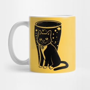 Galaxy Beer Cat Mug